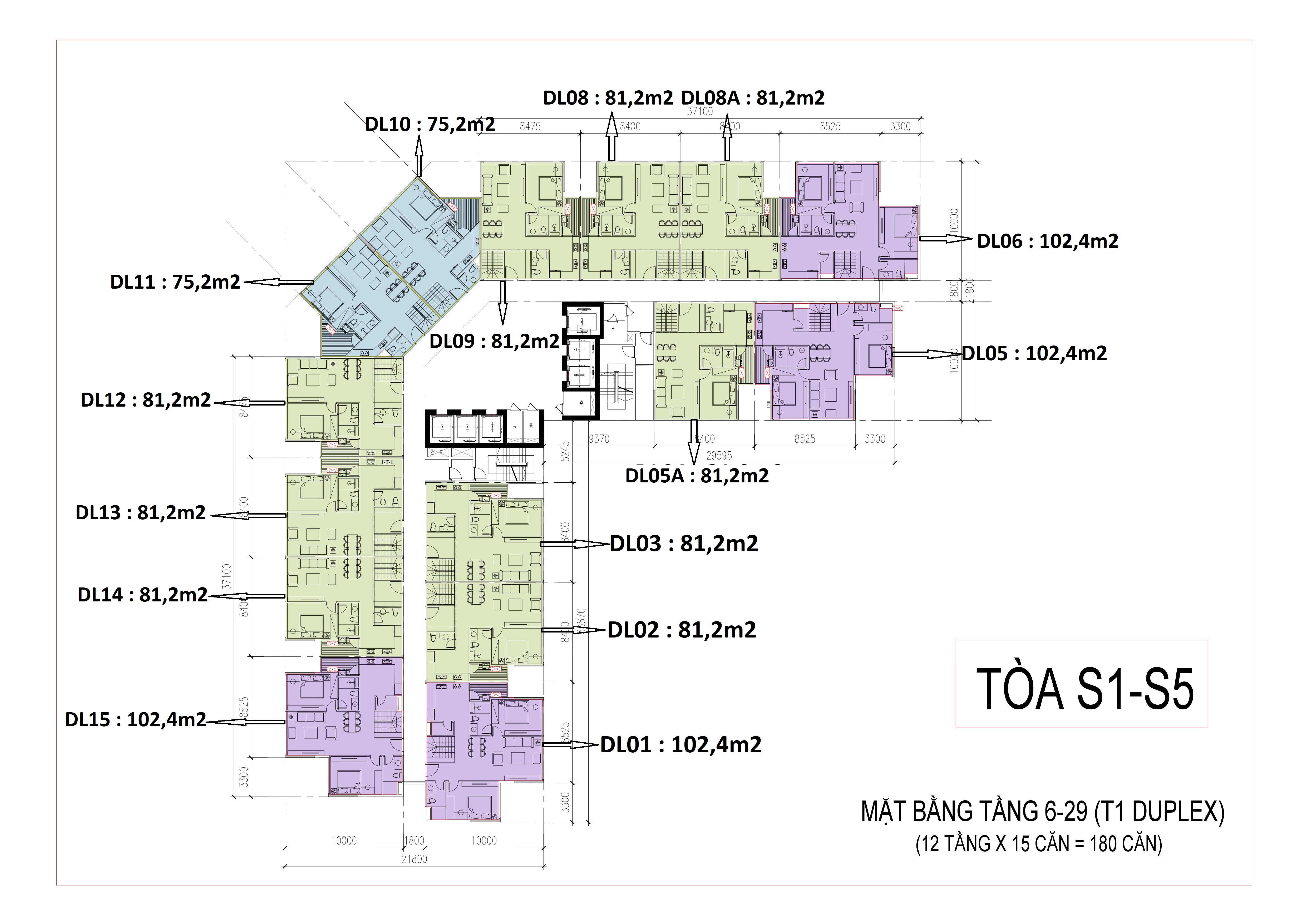 MB Tầng 6-29 ( T1 Duplex )